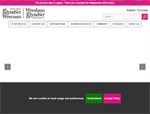 Tablet Screenshot of glyndwr.ac.uk